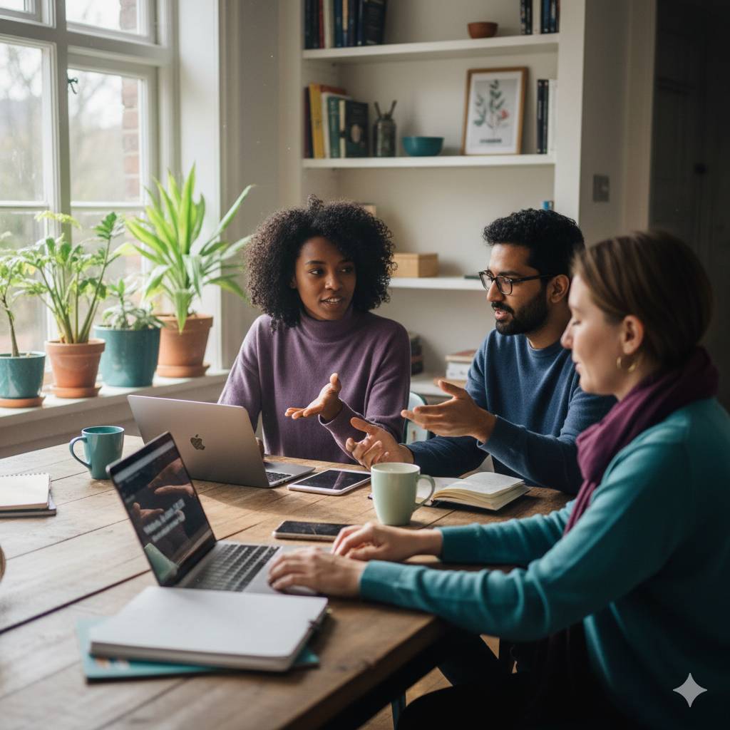 Een diverse groep schrijvers