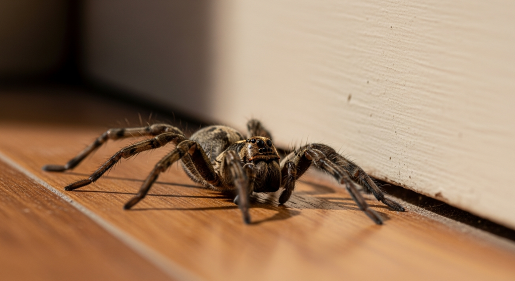 wolfspin in huis
